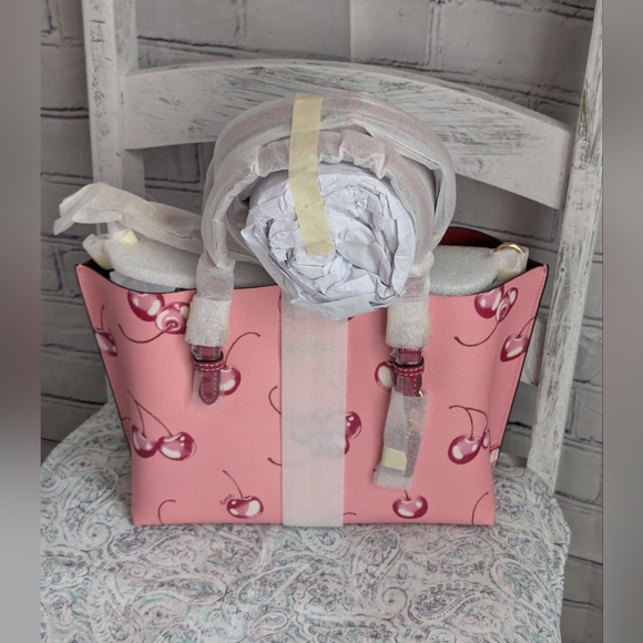 Coach Mollie Cherry 🍒 print handbag and wallet set - Picture 7 of 16